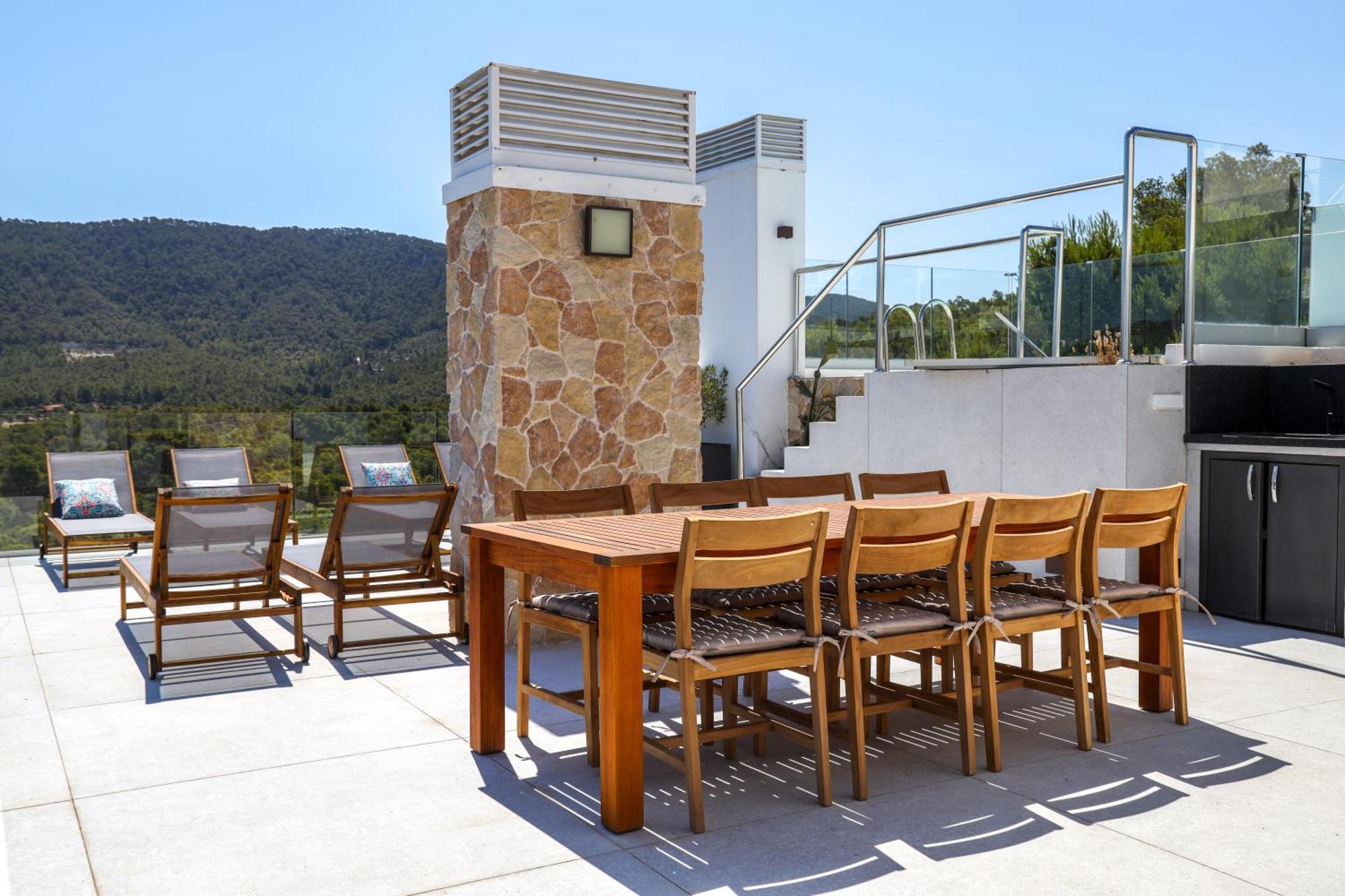 Cala Vadella Panoramic Retreat Appartement Buitenkant foto