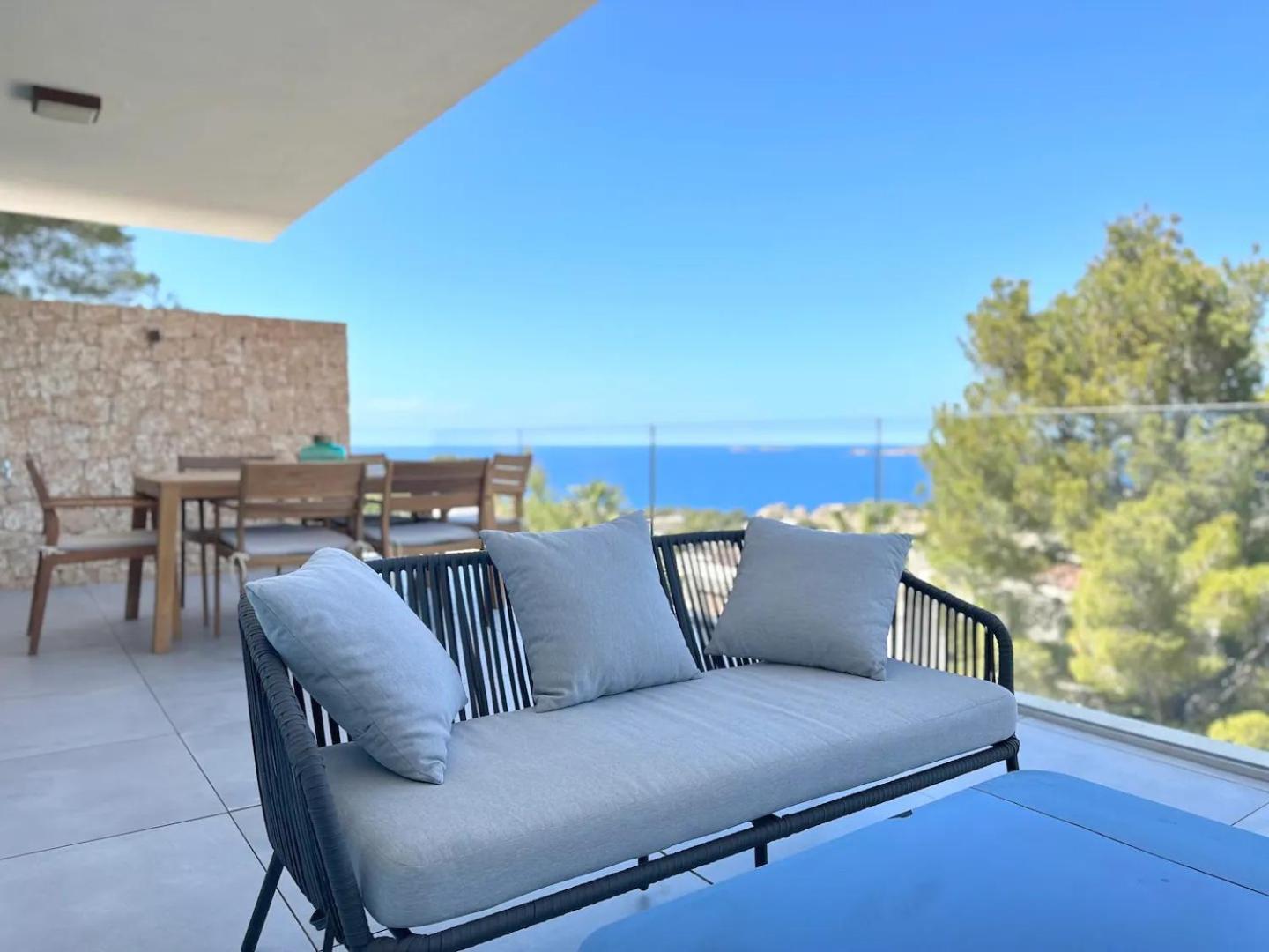 Cala Vadella Panoramic Retreat Appartement Buitenkant foto